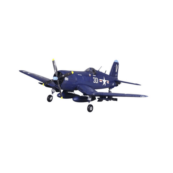 FMS 1400mm F4U Corsair model airplane in flight