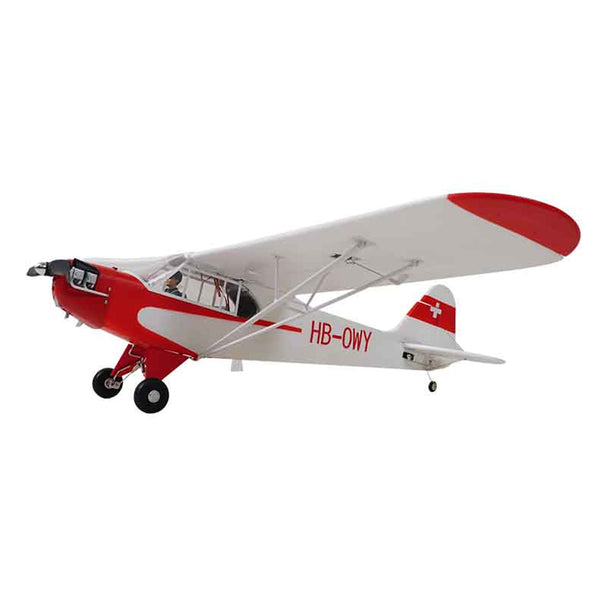 FMS 1400mm J-3 Cub V4 red and white RC airplane model