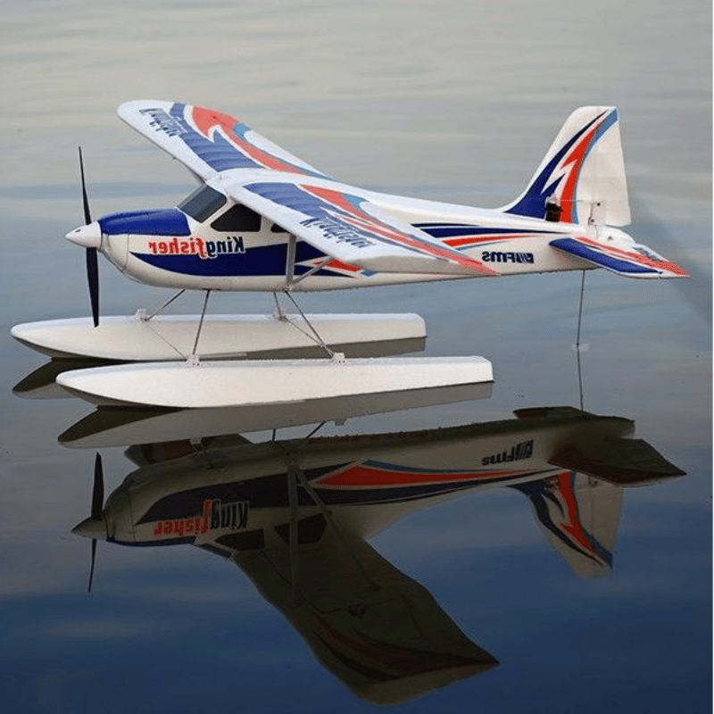 FMS 1400mm Kingfisher PNP with Reflex V2, Wheels, Floats, Skis, Flaps