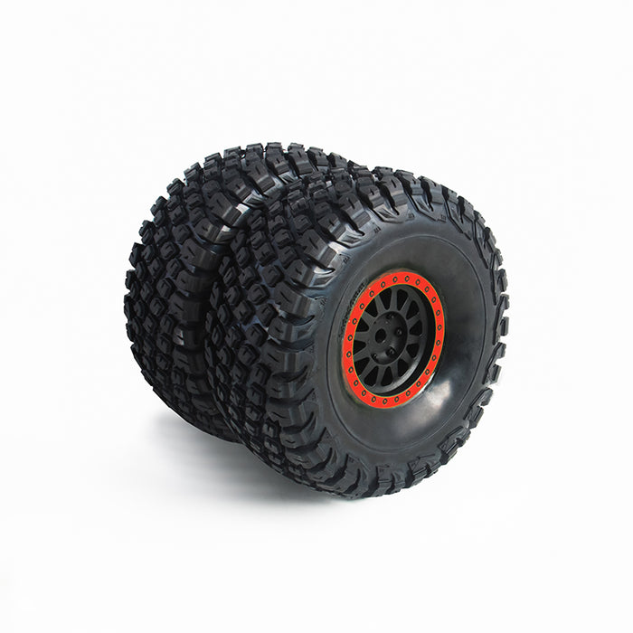 1:7 Ridge Racer U4 Wheel and Tire Mounted (Blue/Red)