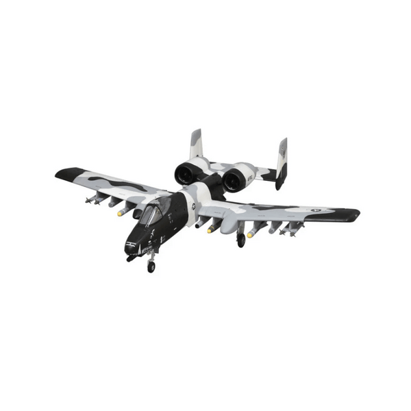 FMS EDF Jet A-10 Thunderbolt II V2 model aircraft with dual engines and weaponry.