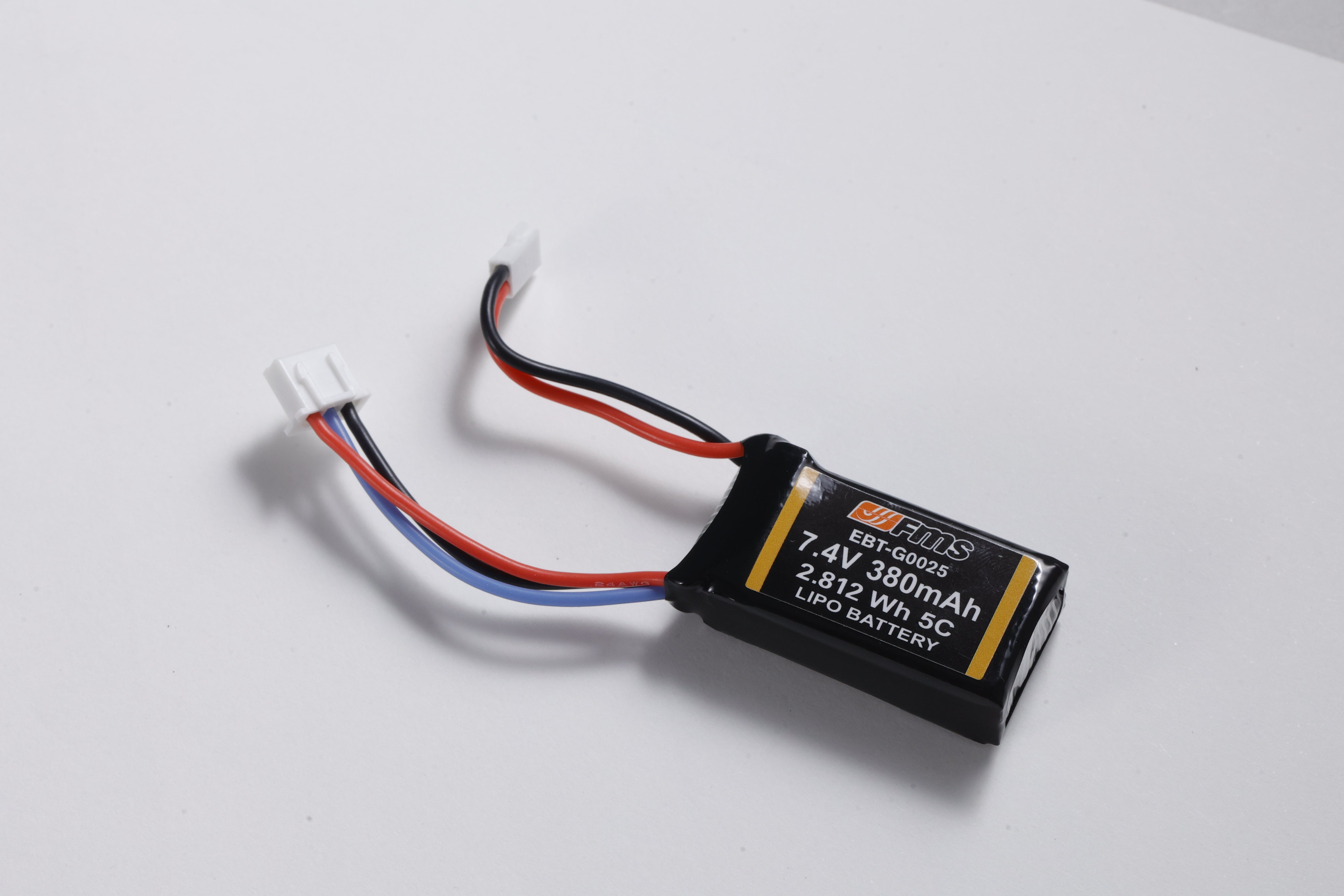 FMS LIPO Battery 2S 7.4V 380mAh without PCM