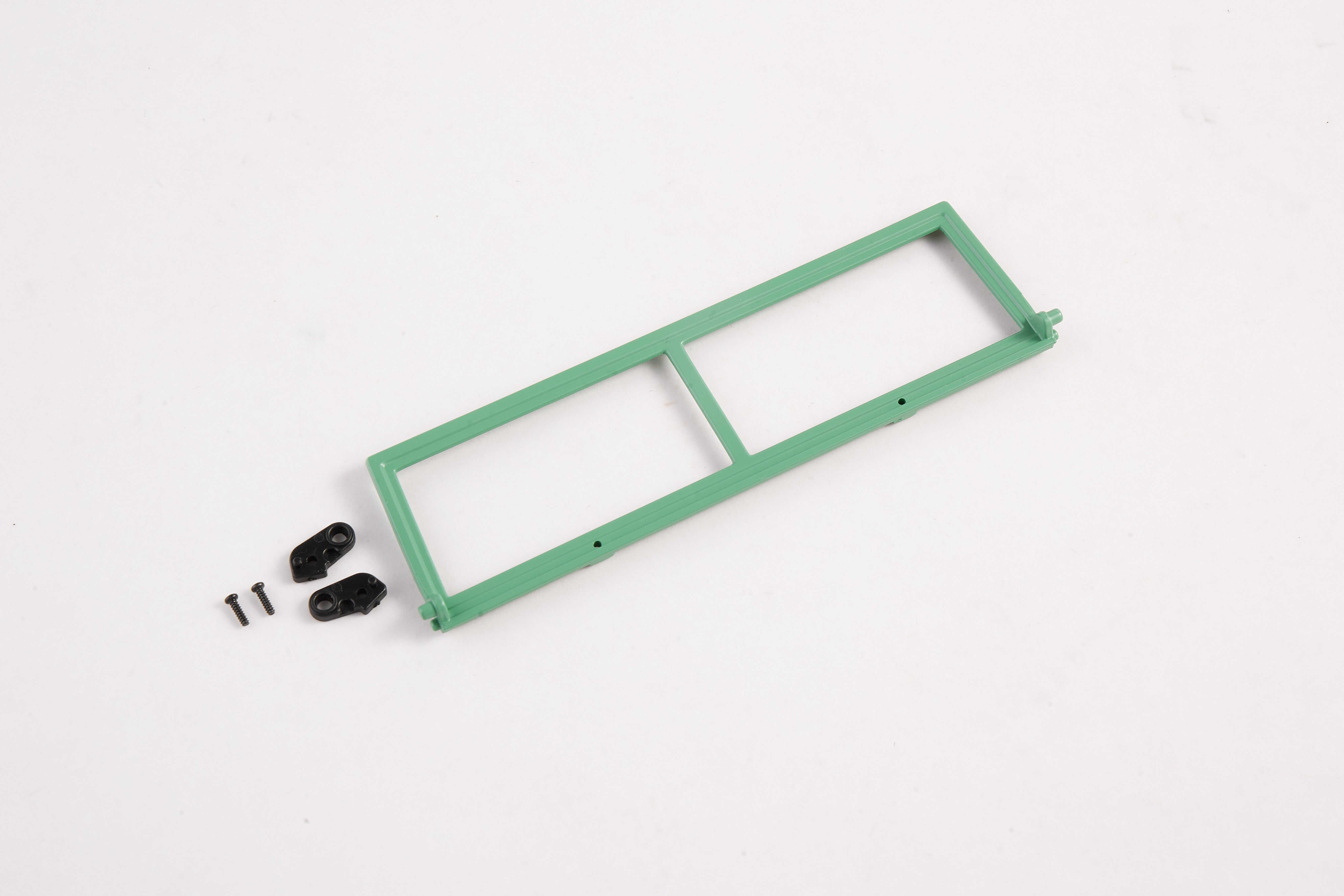 1:12 Land Rover WINDOW FRAME GREEN PAINTED