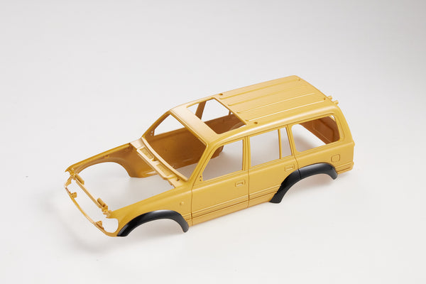 FCX18 Land Cruiser 80 BODY SHELL (YELLOW)