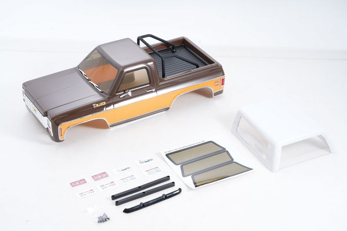 1:10 CHEVROLET K5 BLAZER CAR BOBY ASSEMBLY PAINTED (BROWN/ORANGE/BLACK)