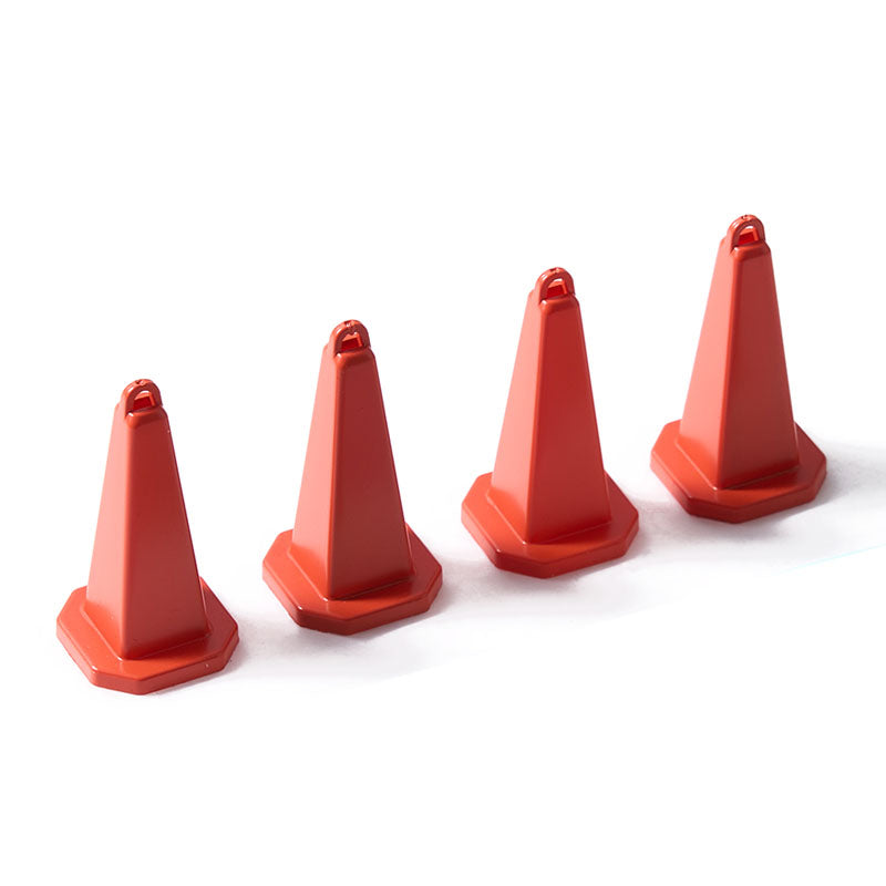 1:18/1:24 TRAFFIC CONE RED (4PCS)