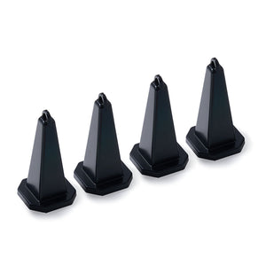 1:18/1:24 TRAFFIC CONE BLACK (4PCS)