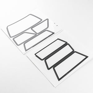 1:10 CHEVROLET K5 BLAZER TRANSPARENT WINDOW DECAL SHEET