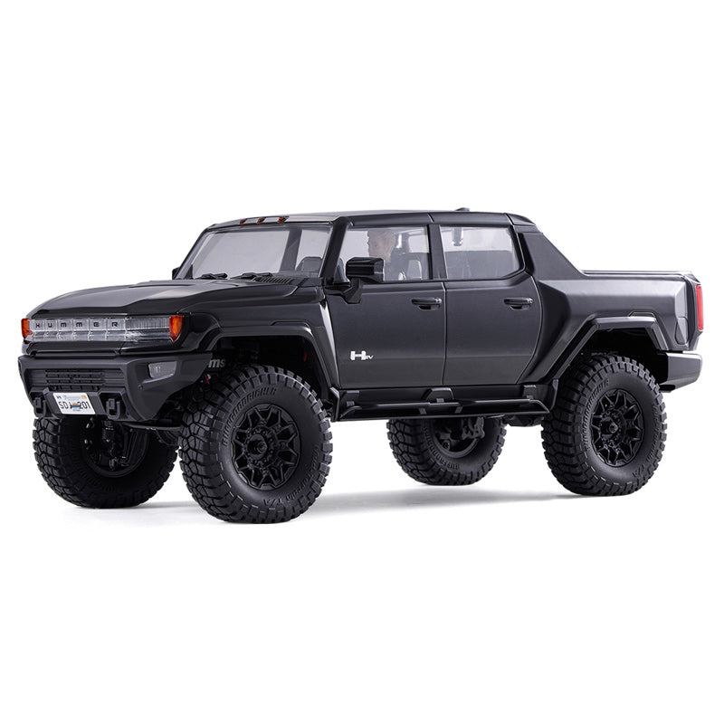 FMS 1:18 FCX18 Hummer EV RTR black remote control truck with large tires