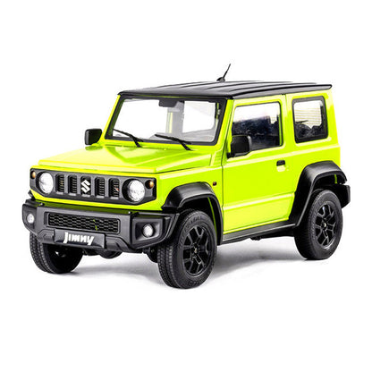 1:12 scale green Suzuki Jimny RC vehicle model with detailed design