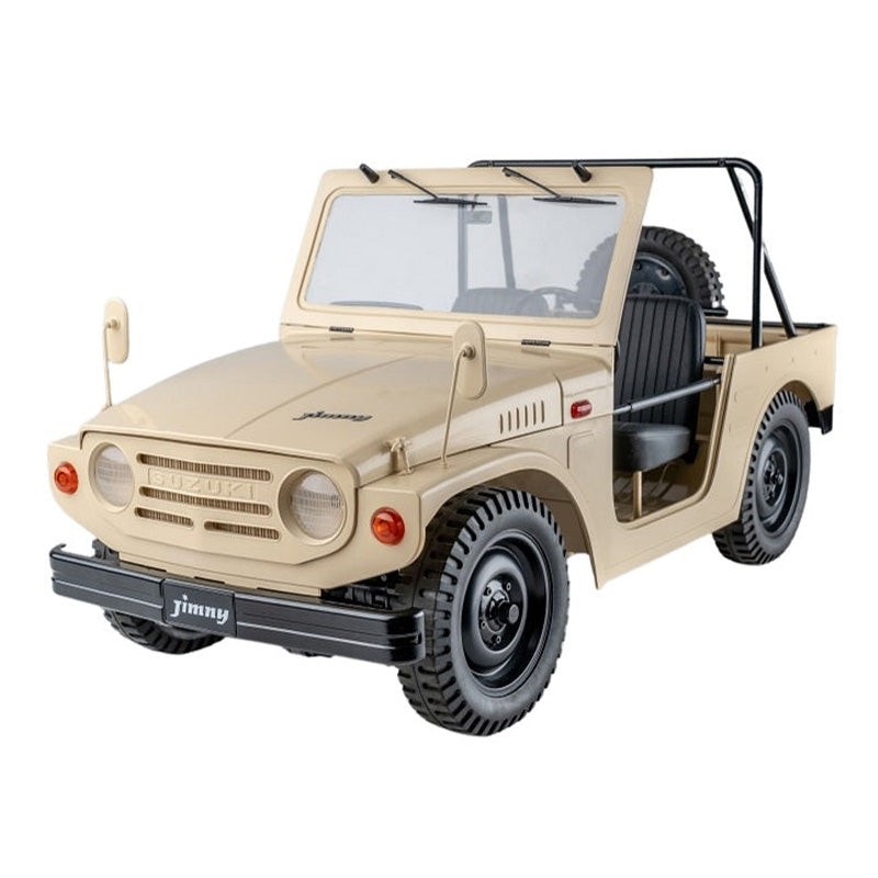 1:6 scale model of a SUZUKI Jimny LJ10 in beige color