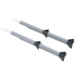 64mm F-16 Missile Set3
（pairing left & right）Battlefield Gray