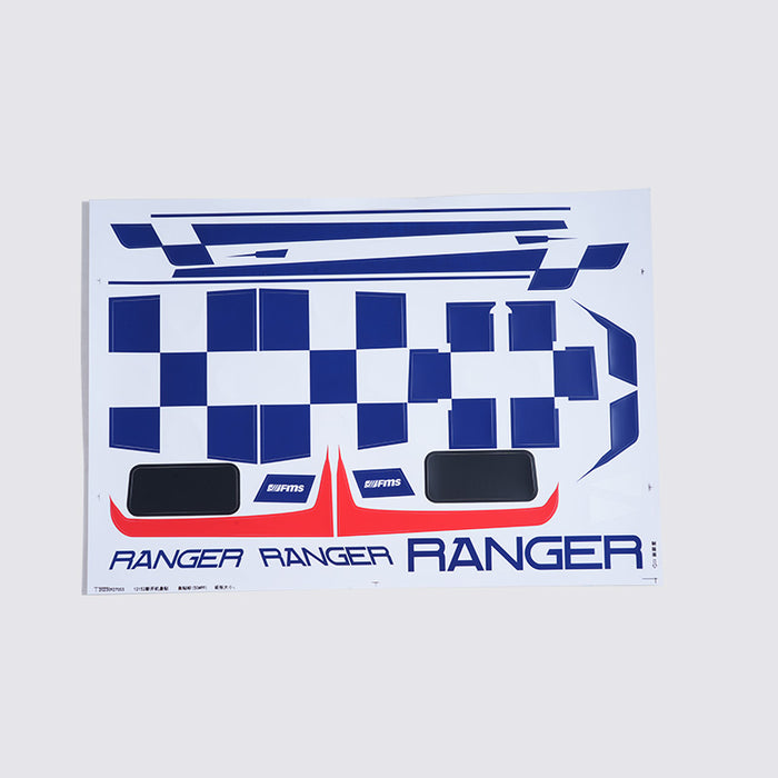 1220mm Ranger V2 Decal Sheet (Red/Green/Yellow)