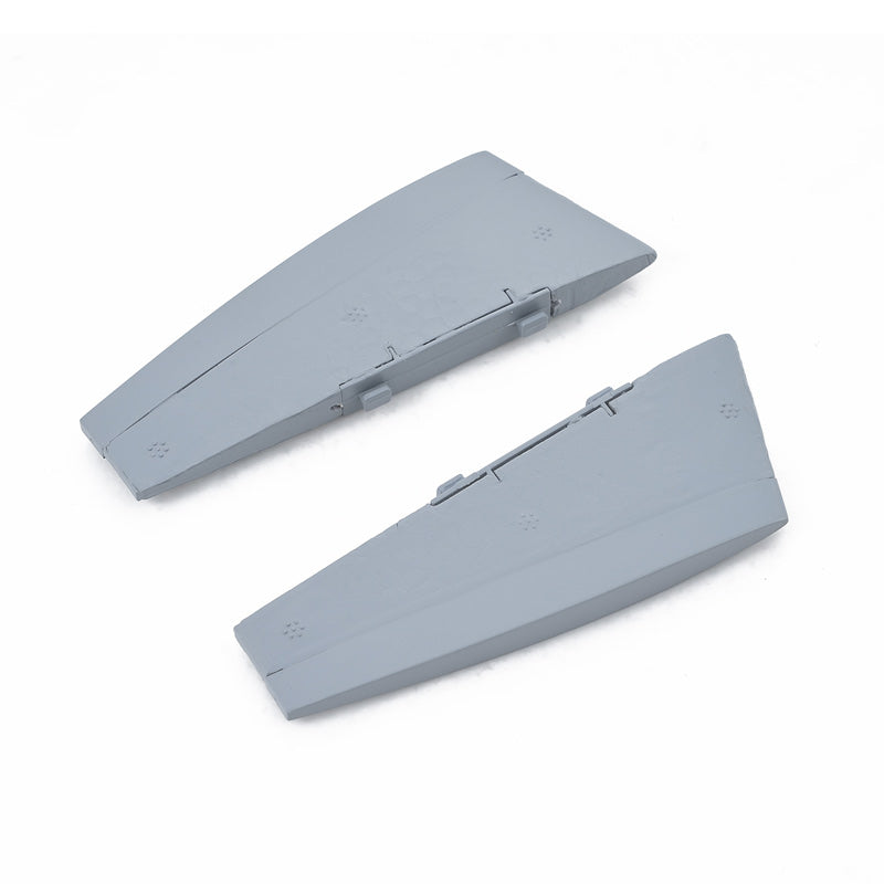 64mm J-10 Ventral Fins Gray / Blue