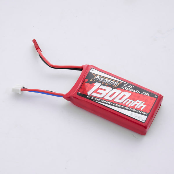 Battery 7.4V 1300mAh 20C JST Plug