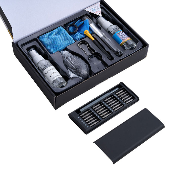 24 in 1 Screwdriver Tool Kit With Dust Cleaning Tool Set