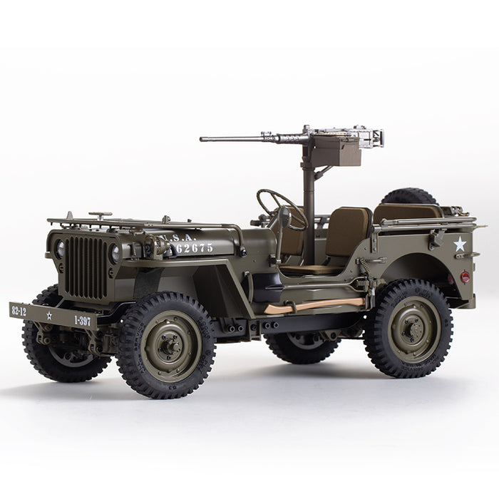 Anti-tank Gun/ Trailer/ Machine Gun/ Canvas Top for 1:6 / 1:12 1941 MB Scaler