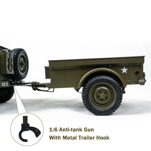 Anti-tank Gun/ Trailer/ Machine Gun/ Canvas Top for 1:6 / 1:12 1941 MB Scaler