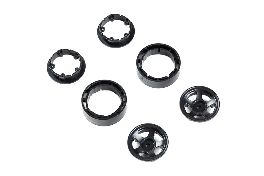 Common Parts - 1:18  STAR STYLE WHEELS PLASTIC PARTS