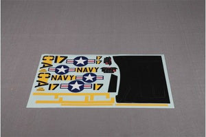 1400mm T-28D Yellow Decal Sheet