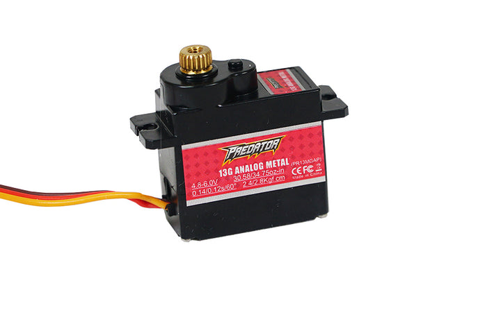 Common Parts - Predator 13g Analog Metal Gear Servo Reverse With 300mm Wire Box Version (Discontinued)