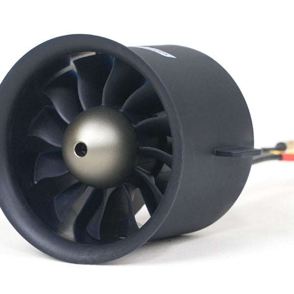 EDF System: 70mm Ducted fan (12-blade) with 3060-KV1900 inner runner motor  (6S)