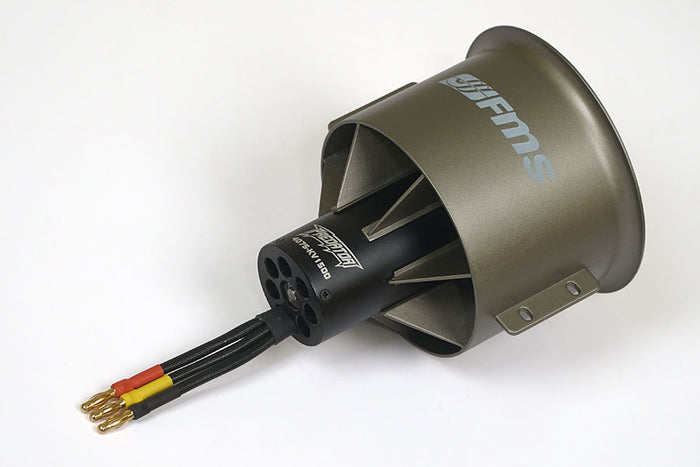 EDF System: 90MM 12-BLADE 8S POWER SYSTEM WITH 4075-KV1500 MOTOR PRO METAL