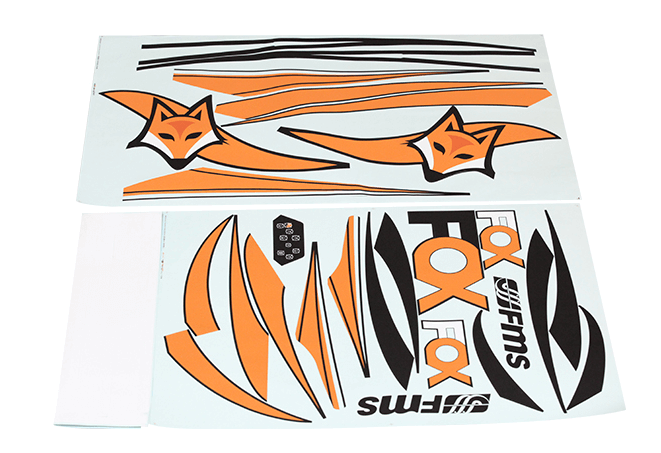 3000mm Fox Decal Sheet