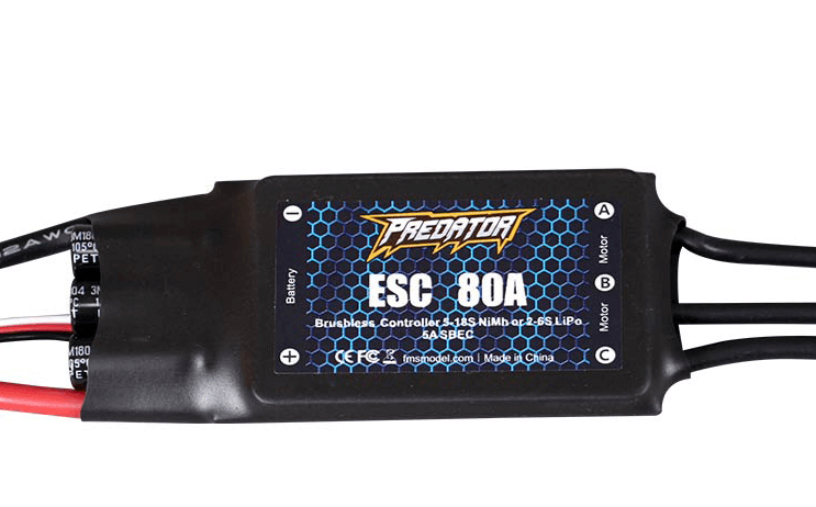 Predator 80A ESC X 2 with 8A BEC XT90 For 70mm SU-27/J-11