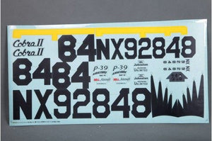 980mm P-39 Decal Sheet