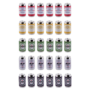 1:24 Mini Beer Cans 6Pcs Decoration