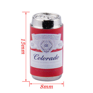 1:24 Mini Beer Cans 6Pcs Decoration