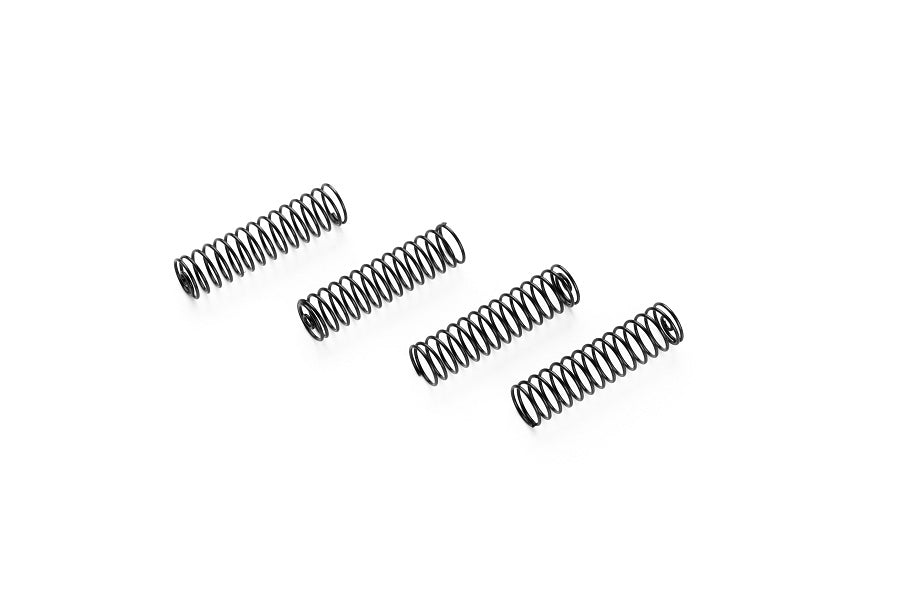 Set of four black shock absorber springs for RC models