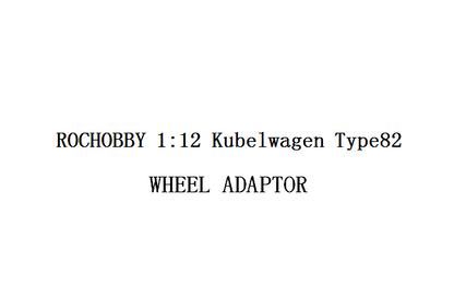 1:12 Kubelwagen WHEEL ADAPTOR