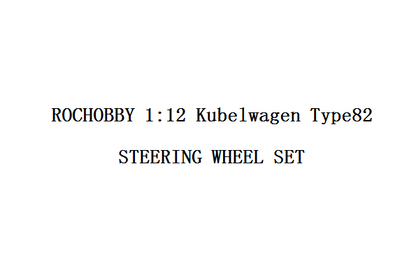 1:12 Kubelwagen STEERING WHEEL SET