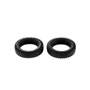 1:6 scale black rubber tires for remote control vehicles