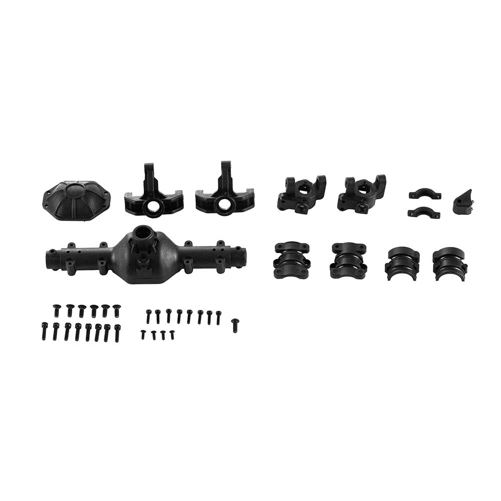 1:6 Jimny front axle plastic parts set with screws for RC vehicles