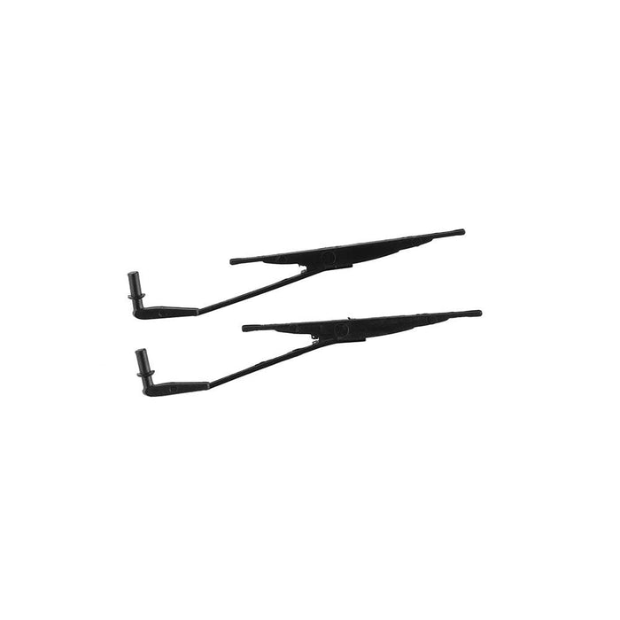 1:6 scale Jimny RC model black wiper set, includes two wiper arms