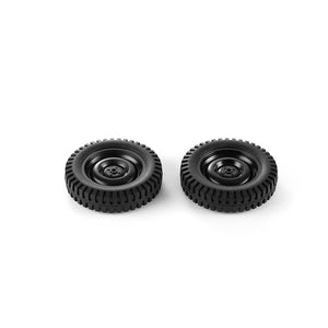 1:6 scale black wheels assembly for RC car models