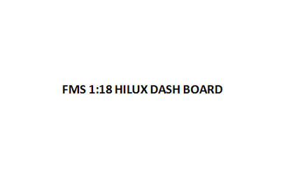 1:18 Hilux DASH BOARD