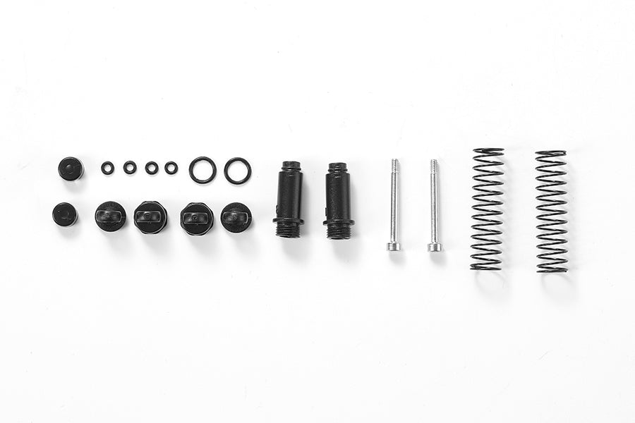 1/24 Power Wagon oil shock absorbers assembly parts including seals and springs.