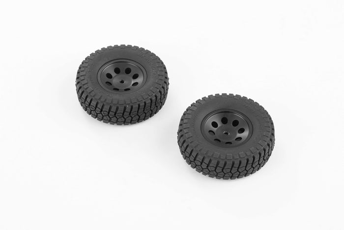 Upgrade Parts - 1:24 2.5 INCHES WHEEL WITH ALUMINUM RIM / 1 PAIR